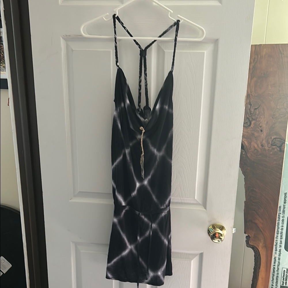 Converse Black and White Swim Coverup